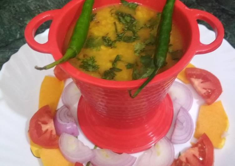 Recipe of Perfect Chana and kaddu wali daal