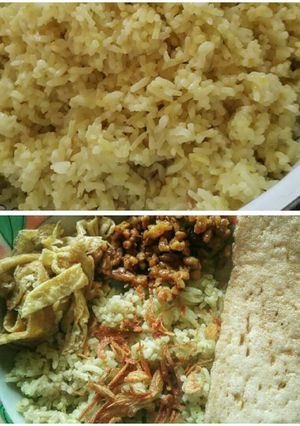 Foto resep Nasi kuning (no rice cooker)