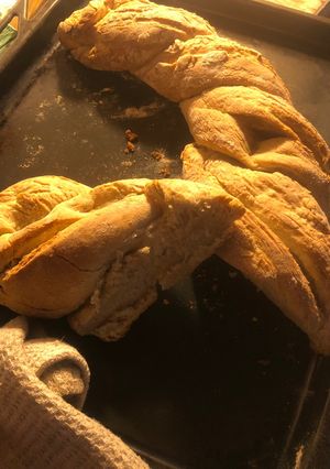Una foto de Trenza simple fácil y rica!