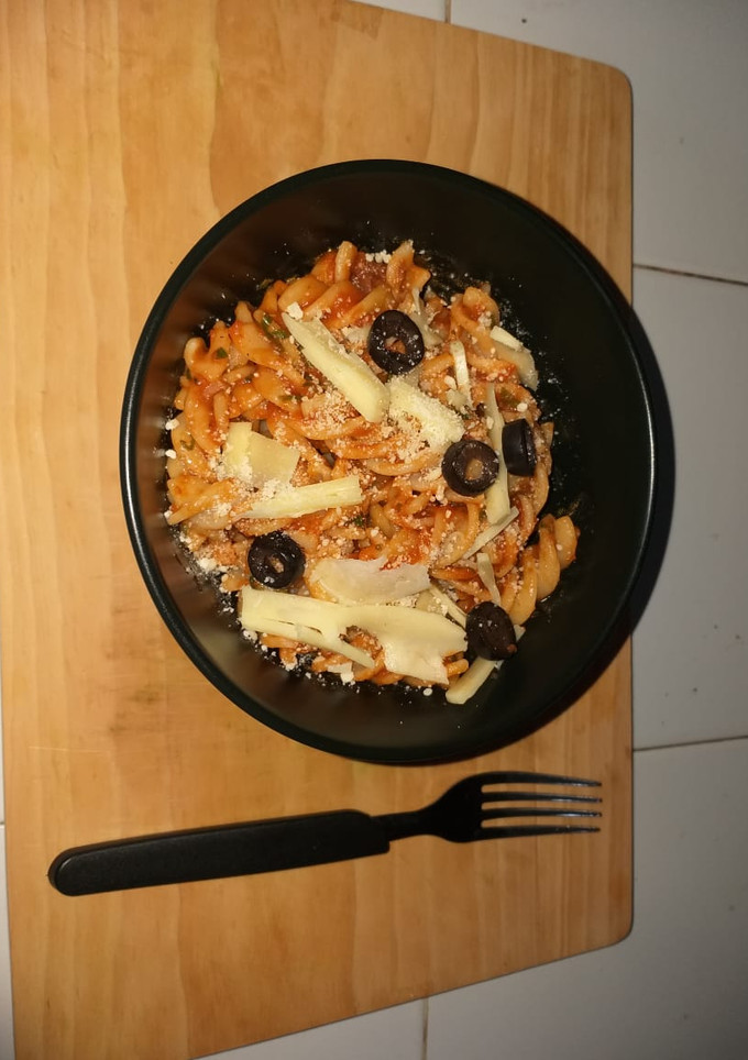 Una foto de Pasta a la puttanesca Contreras