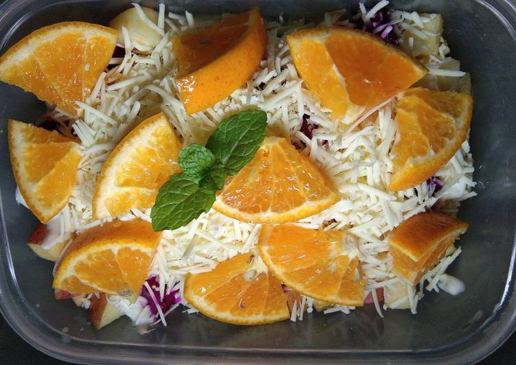 Bagaimana Menyiapkan Salad buah super suegerrrr Anti Gagal