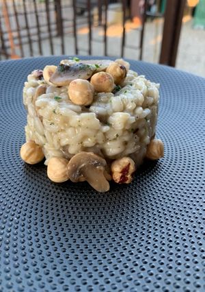 Foto di Risotto funghi e nocciole