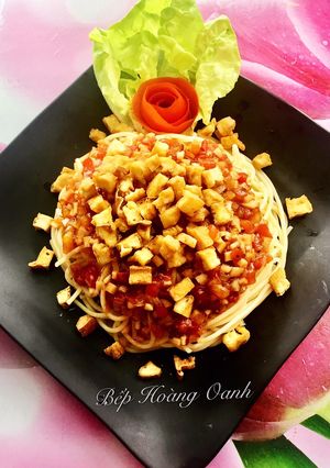 Hình của món Mì Spaghetti Chay 🍝.