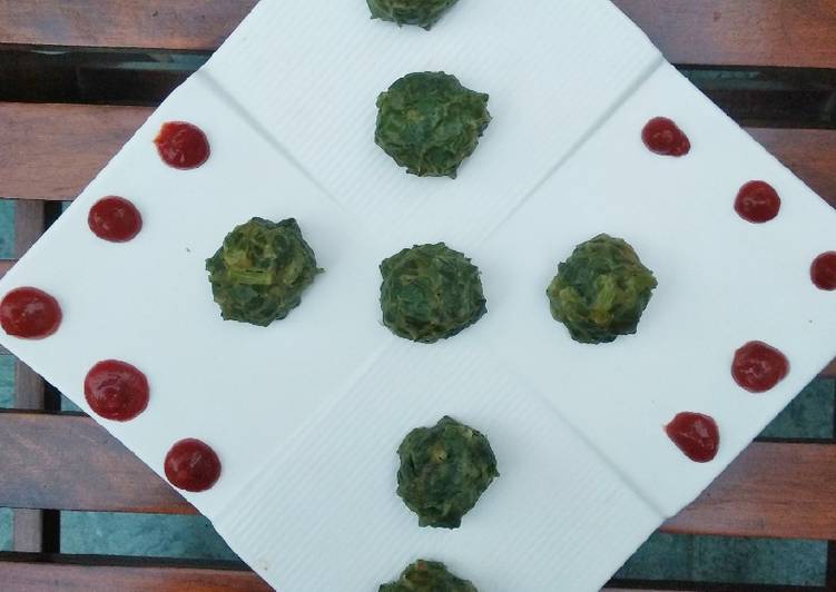 Recipe of Quick Steamed spinach balls