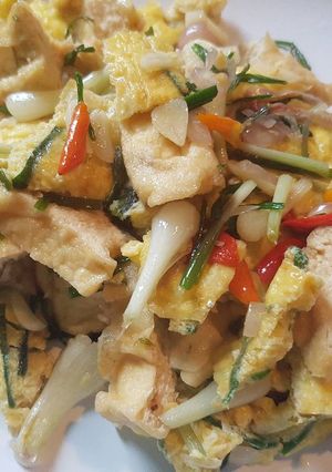 Foto resep 103. Dadar Telur Tumis Kucai