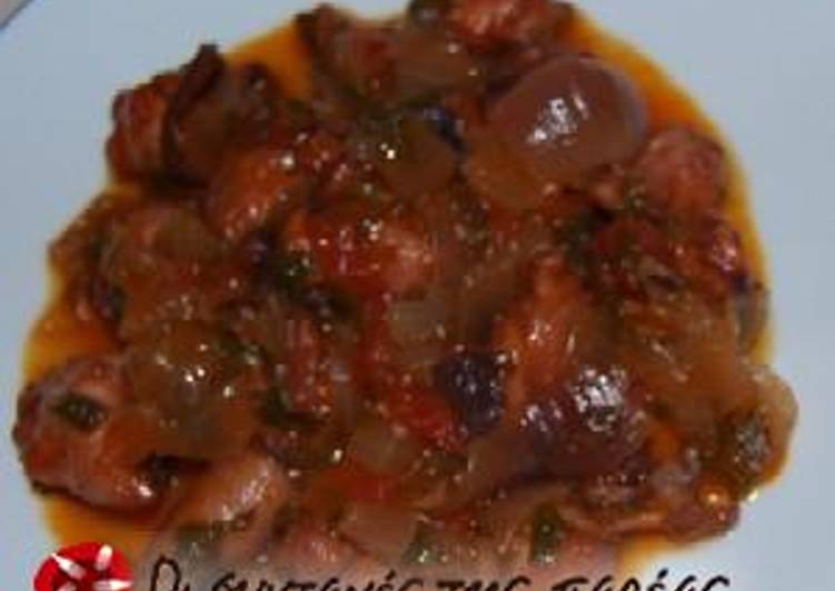 Easiest Way to Make Super Quick Homemade Cuttlefish or octopus stifado
