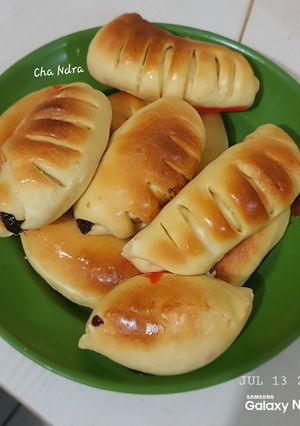 Foto resep Roti unyil isi coklat/sele bluberry/stroberry