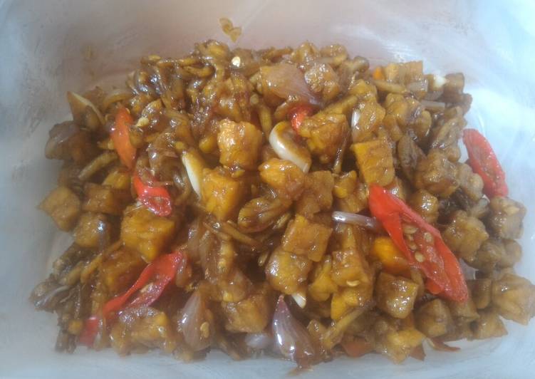 Cara mengolah Orek tempe kering teri medan yang Sempurna