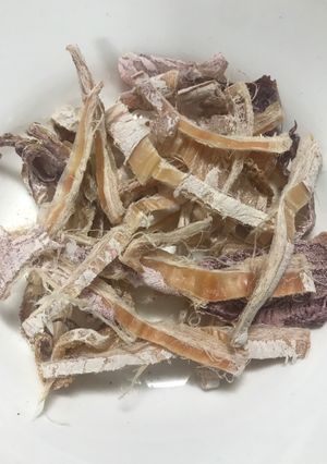 Hình của món Khô mực nướng bằng nồi chiên không dầu.