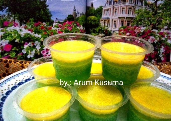 Tutorial Masakan Resep Puding Lumut Mentega