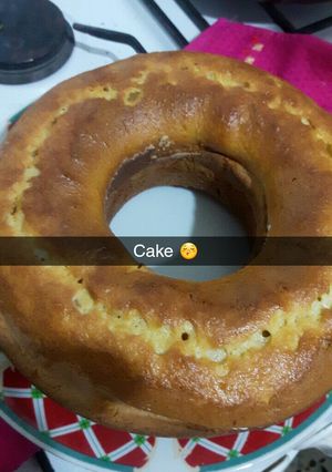 صورة لوصفة كيك عادي 😋