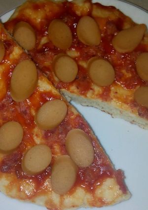Foto resep PiZza Sosis anti gagal pke teflon..🙌🍰