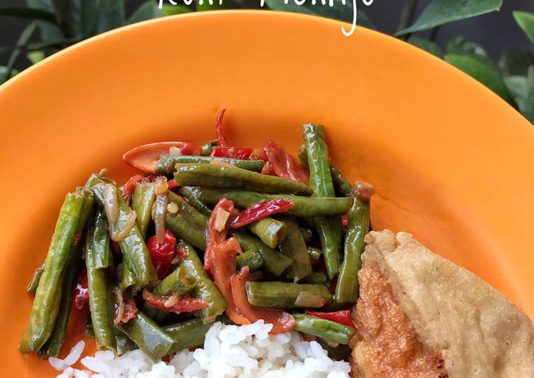 Resep Tumis Kacang Panjang Kulit Melinjo, Lezat