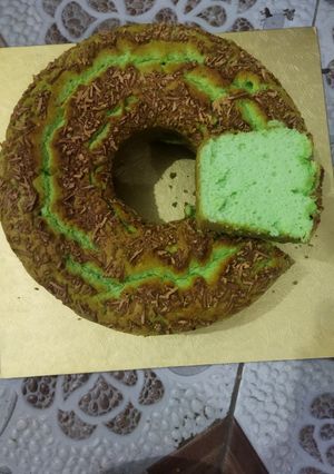 Foto resep Bolu pandan putih telur