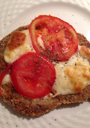 Una foto de Milanesa napolitana