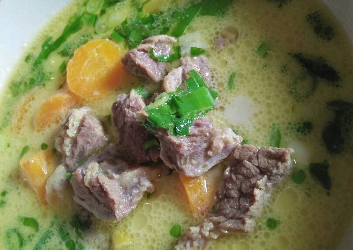 Soto simple daging wortel