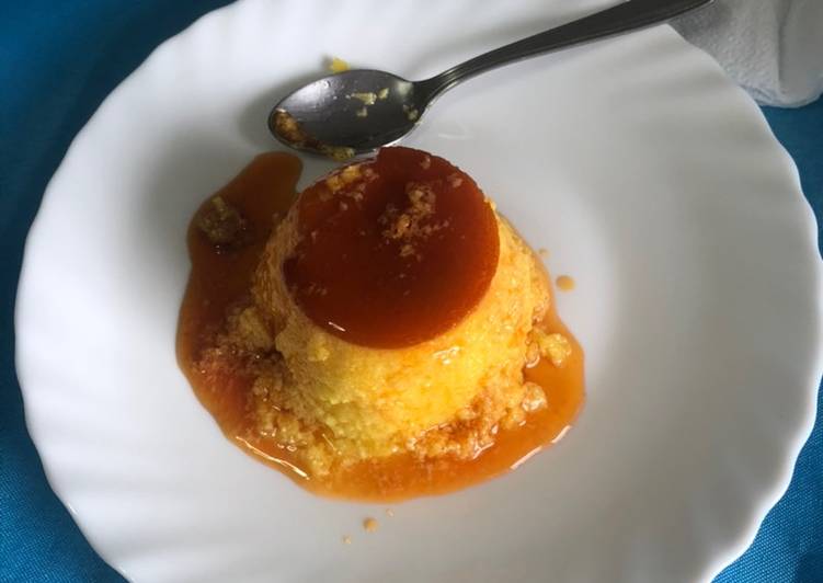 Flan de huevo casero
