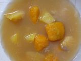 Kolak labu kuning dan singkong
