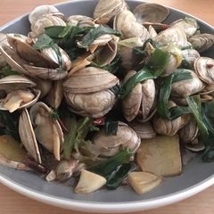 A picture of Fresh Clams - Stir Fried.