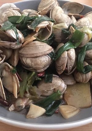 A picture of Fresh Clams - Stir Fried.