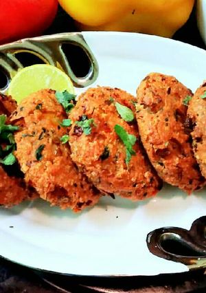 A picture of Black eye bean kabab.