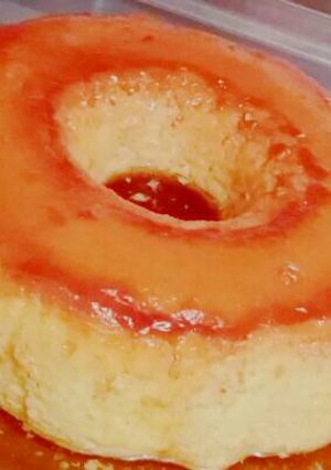 Una foto de Flan casero