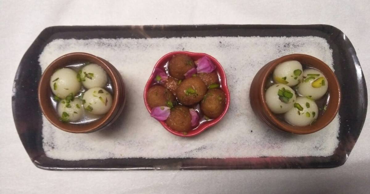 Gulab Rasagulla Rasgulla And Gulab Jamun