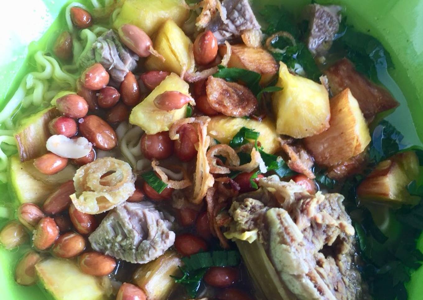 Sup ubi kuah soto