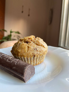 Una foto de Muffins de avena y chips de chocolate