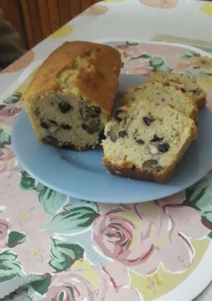 Una foto de Budín de frutas secas
