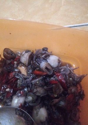 Foto resep Cumi hitam... ^^