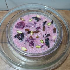 A picture of Dragonfruit kheer.