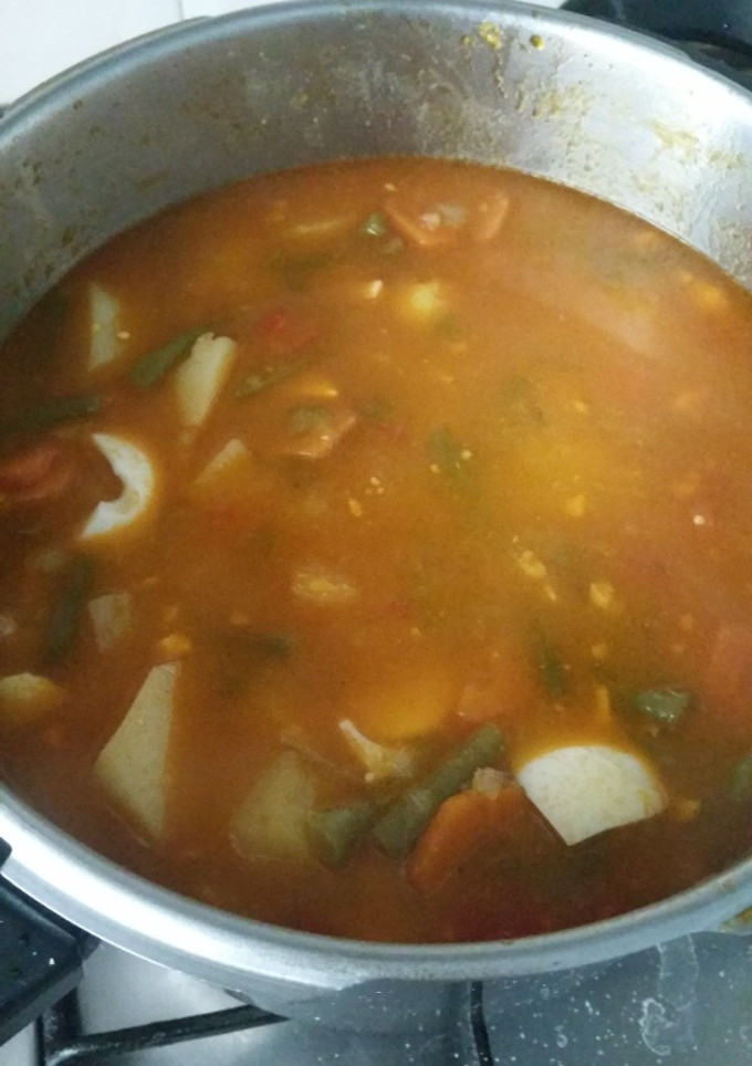 Una foto de Guiso de papas y huevos