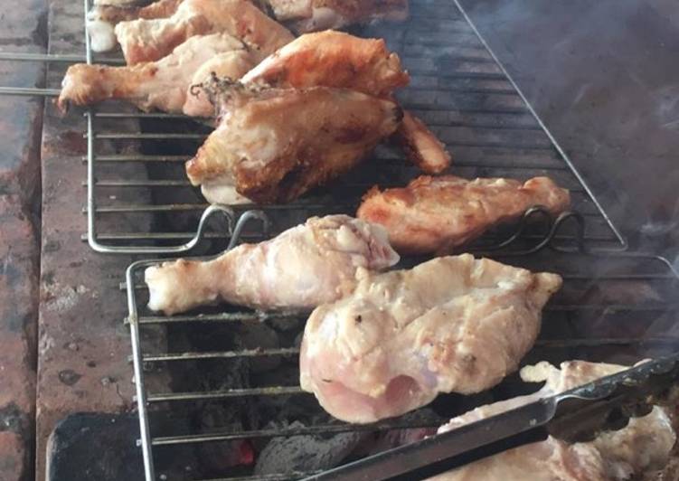 دجاج مشوي مع لتّه لبنانية