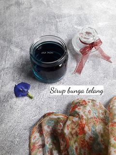 Foto resep Sirup bunga telang