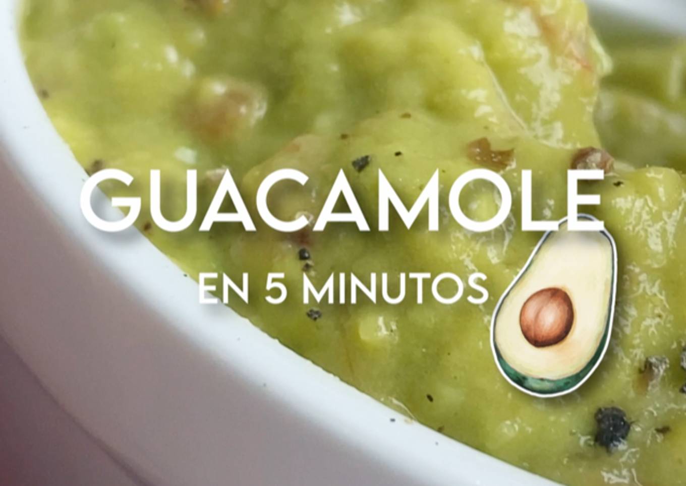 Guacamole casero en 5 minutos