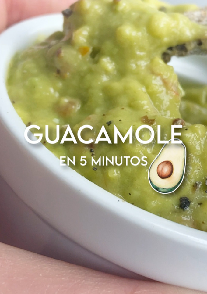 Una foto de Guacamole casero en 5 minutos