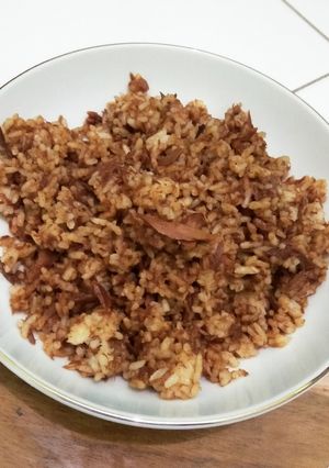 Foto resep Nasgor tuna tanpa sayur