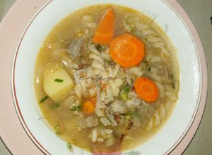 Foto resep Sop Tetelan Fusili