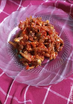 Foto resep Balado ikan teri dan kacang tanah