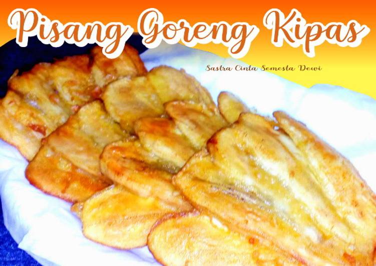 Resep Populer Pisang Goreng Kipas Renyah Gurih Mantul