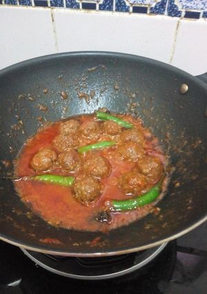 A picture of Motton kofta.