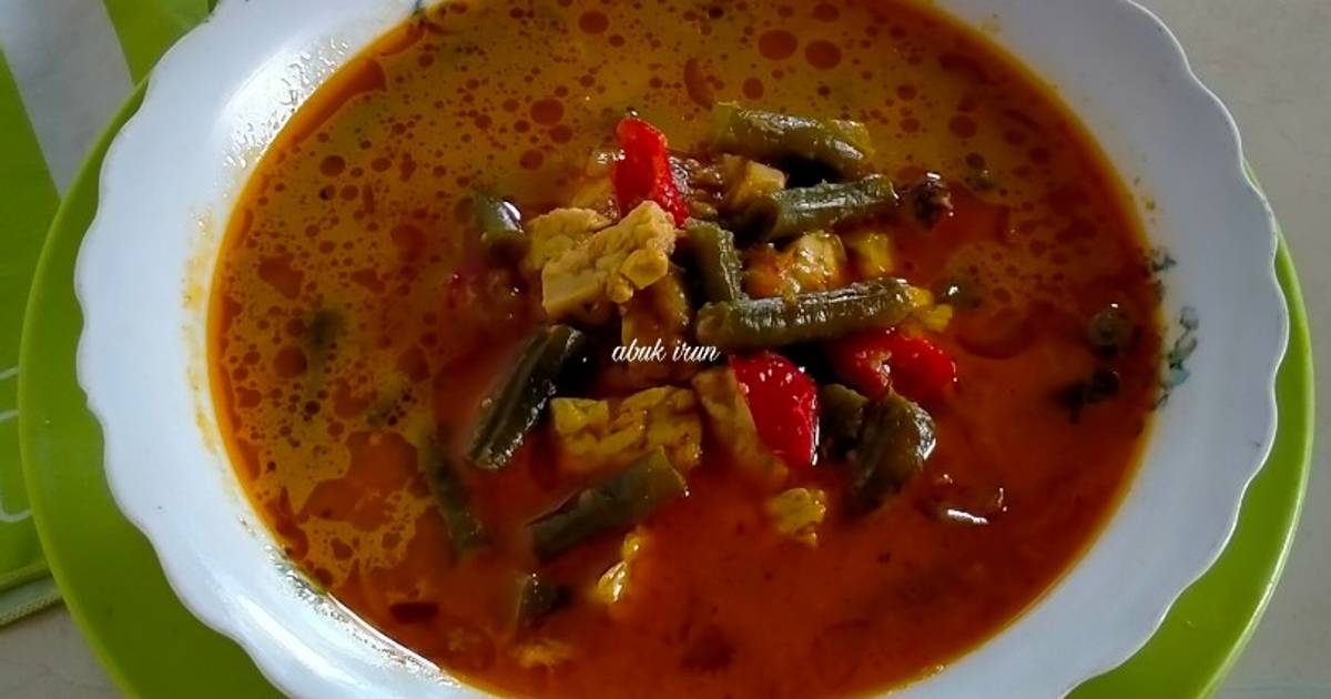 Resep Sayur Tempe Kacang Lombok Abang Paling Praktis dan Simple