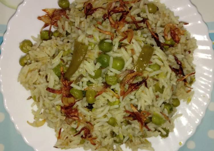 How to Prepare Super Quick Homemade Matar pulao