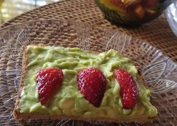 New Recipe Breakfast Avocado toast Delicious Perfect