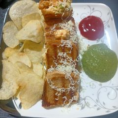 A picture of Schezwan Paneer Mayo Sandwich.