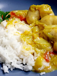 Kakashere curry, kínai kellel recept fotója