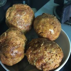 A picture of Makke ke baffle(makka ki steamed bati).
