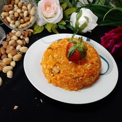 A picture of Gajar ka halwa.