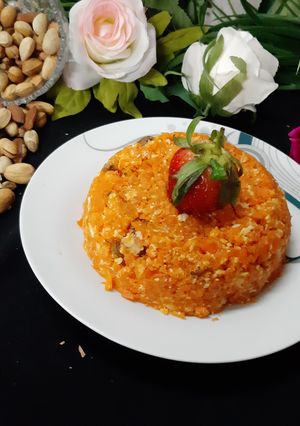 A picture of Gajar ka halwa.